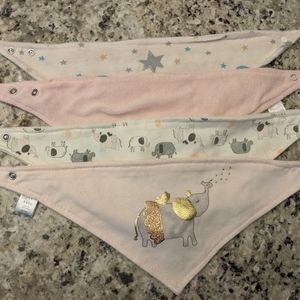 Baby girl bib bundle